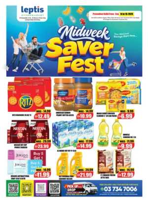 Leptis Hypermarket Al Ain Midweek Saver Fest flyer cover