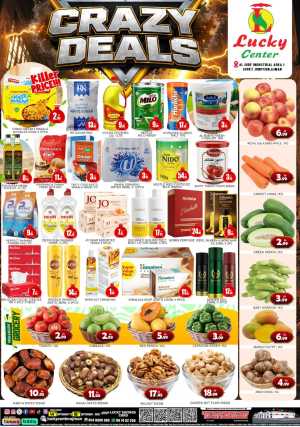 Lucky Center Ajman Crazy Deals Offers flyer cover