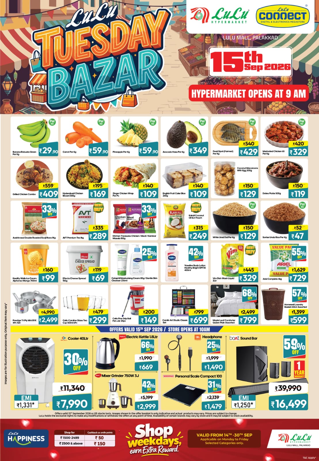 LuLu Palakkad | Tuesday Bazaar Offers & Deals page 1