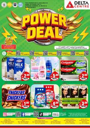 Delta Centre Power Deal flyer cover