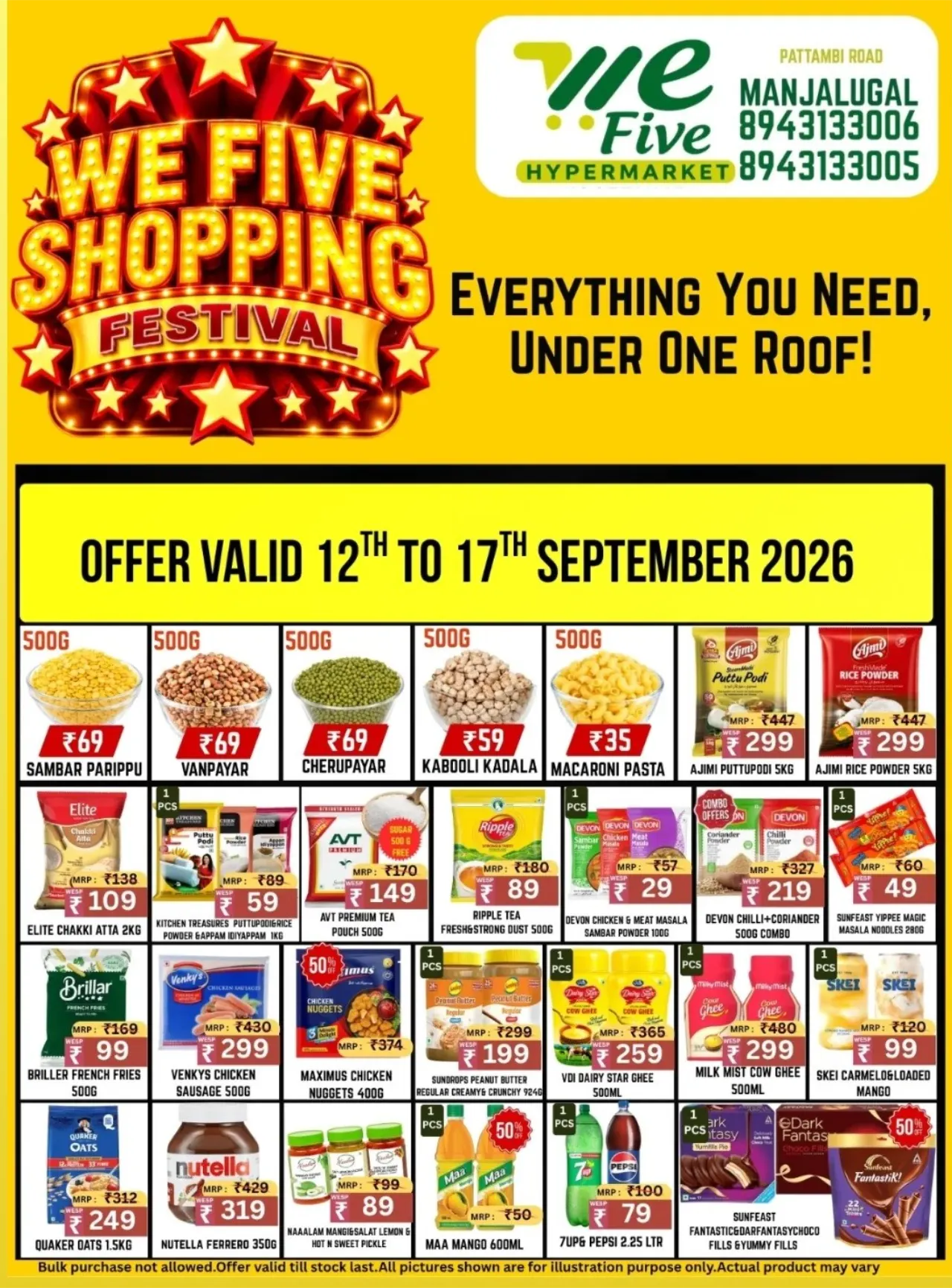 We Five Hypermarket Pattambi | Latest Offers & Deals page 1