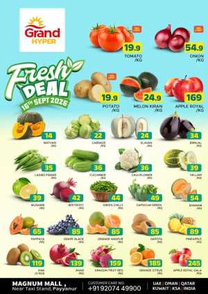 Fresh deals flyer cover