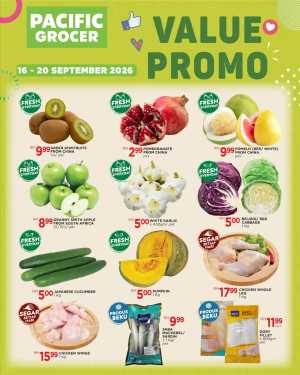 Pacific Grocer Value Promo | Latest Offers flyer cover