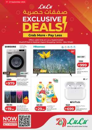 LuLu Exclusive Deals | Offers & Promotions Abu Dhabi flyer cover