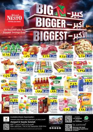 Nesto Big Bigger Biggest Savings | Offers & Deals flyer cover