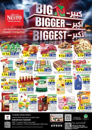 Nesto SahaInoot Big Bigger Biggest Savings | Offers flyer cover