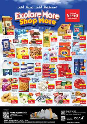 Nesto Hypermarket Fujairah Mall Deals flyer cover