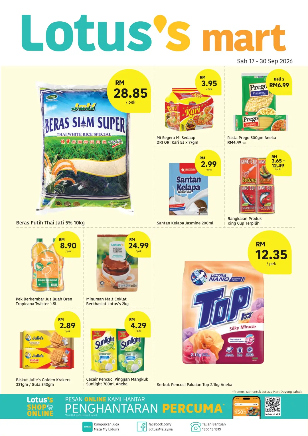 Lotus's Mart Duyong Offers & Groceries Deals page 1
