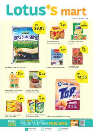 Lotus's Mart Duyong Offers & Groceries Deals flyer cover