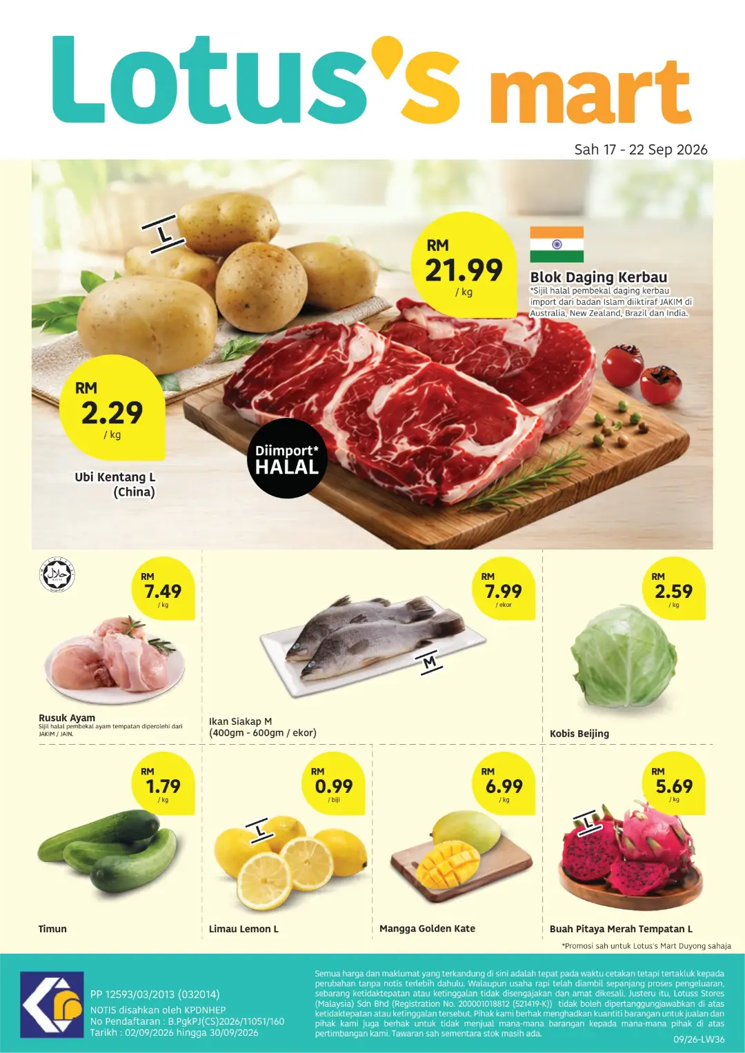 Lotus's Mart Duyong Offers & Groceries Deals page 2