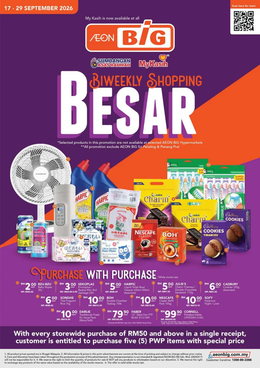 AEON BiG Biweekly Shopping Besar Promotions page 1