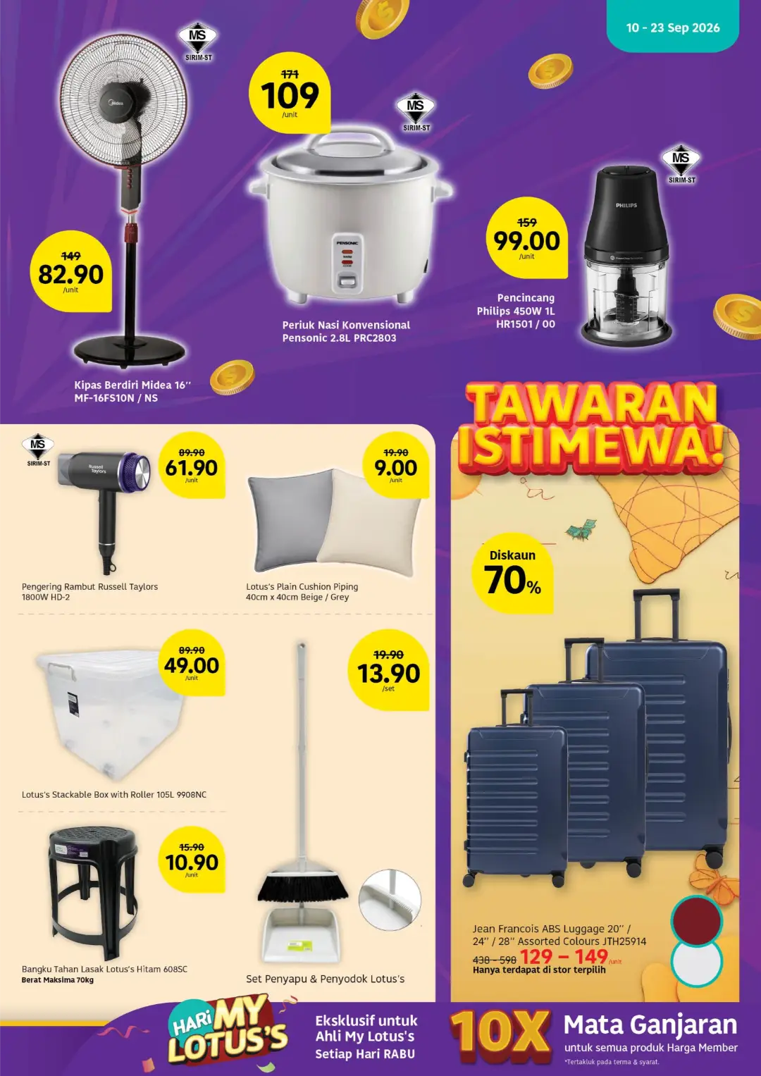 Lotus's Poket Lega Promotions & Catalogues page 9