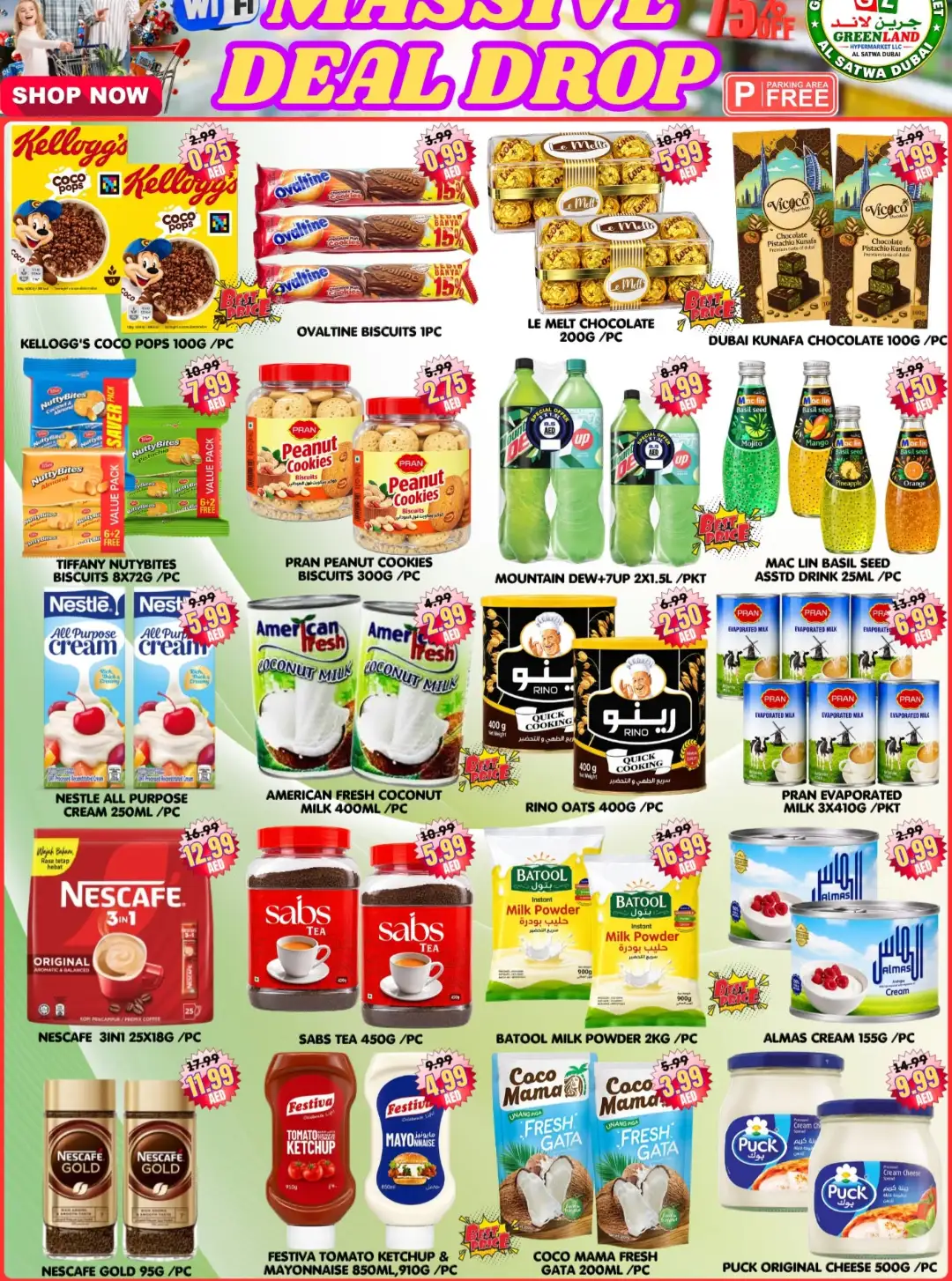 Green Land Hypermarket Satwa Dubai Massive Deal Drop page 2