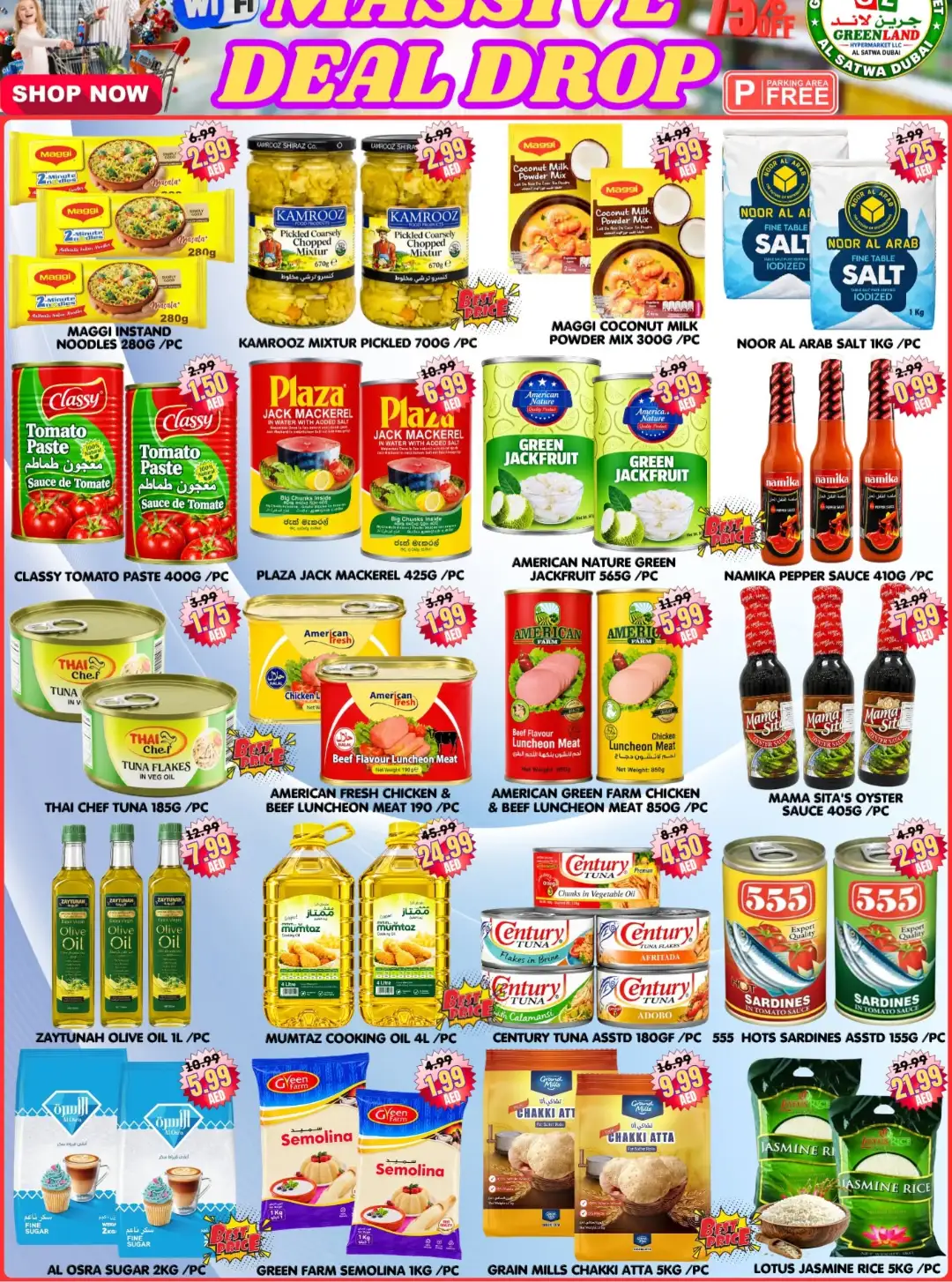 Green Land Hypermarket Satwa Dubai Massive Deal Drop page 3