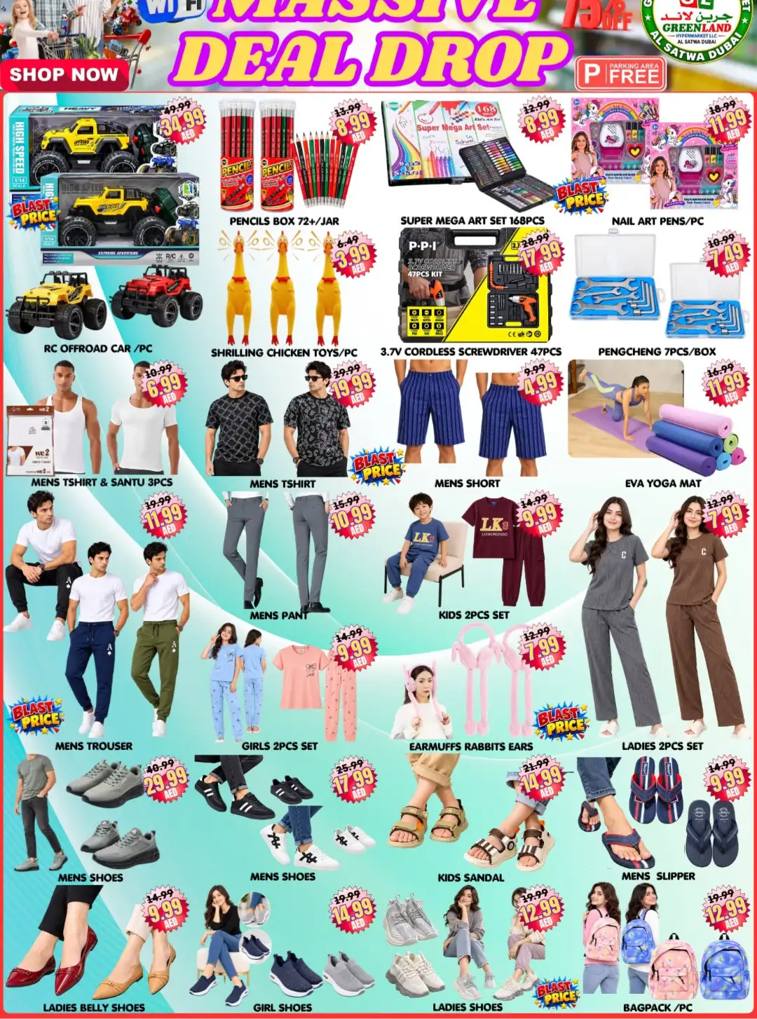 Green Land Hypermarket Satwa Dubai Massive Deal Drop page 6