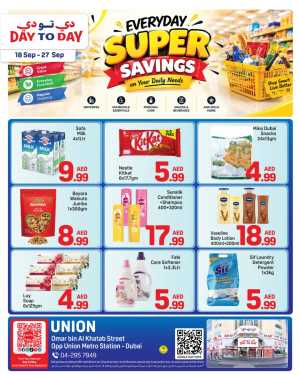 Day To Day Union Everyday Super Savings flyer cover