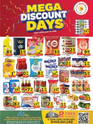 Discounts Center Butina Mega Discount Days flyer cover