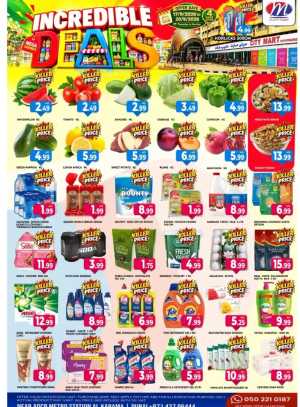M City Mart Al Karama Incredible Deals flyer cover