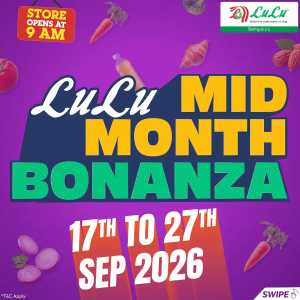 LuLu Mid Month Bonanza Bengaluru | Offers & Deals flyer cover