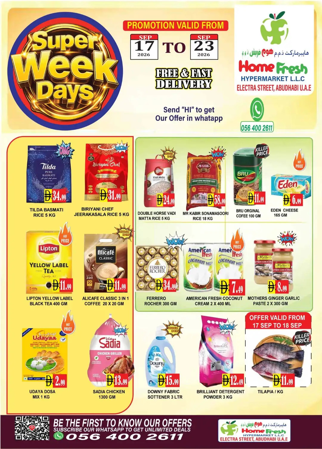 Home Fresh Electra Street Super Week Days page 1