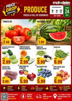 Mohideen Supermarket International City Price Drop flyer cover