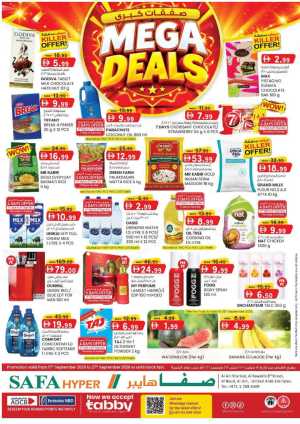 Safa Hyper Al Noud Mega Deals flyer cover