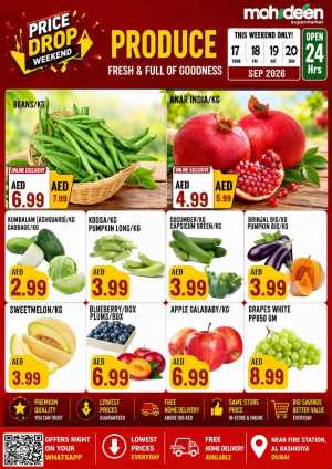 Mohideen Supermarket Al Rashidiya Price Drop flyer cover