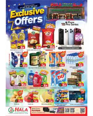Grand Hala Exclusive Offers | Latest Deals flyer cover