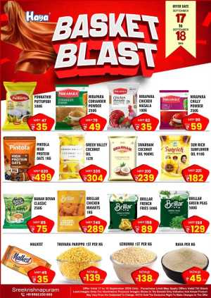 Haya Basket Blast | Offers & Deals flyer cover