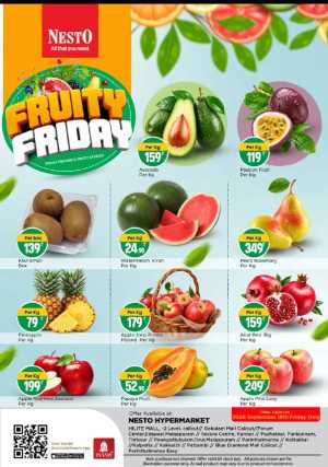 Nesto Fruity Friday | Fresh Fruit Offers & Deals flyer cover