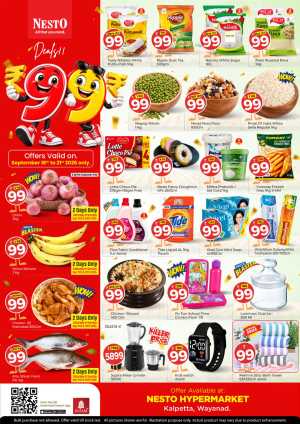 Nesto Kalpetta 99 Deals | Latest Offers flyer cover
