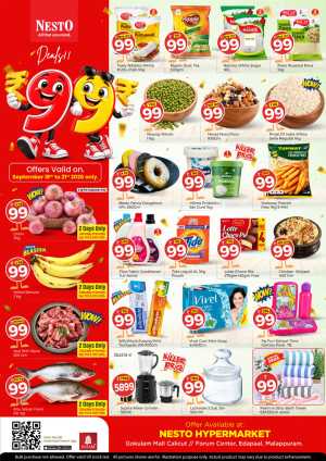 Nesto Gokulam Mall 99 Deals | Latest Offers flyer cover