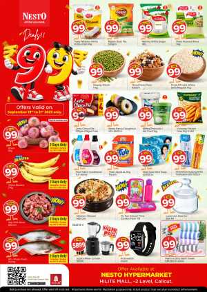 Nesto Hilite Mall Calicut 99 Deals | Latest Offers flyer cover