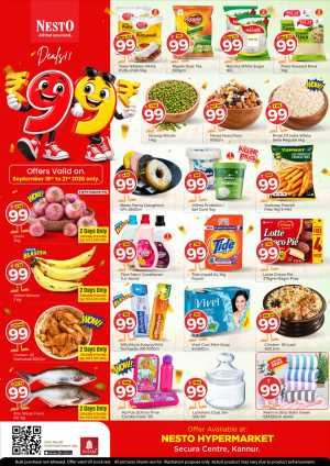 Nesto Kannur 99 Deals | Latest Offers flyer cover