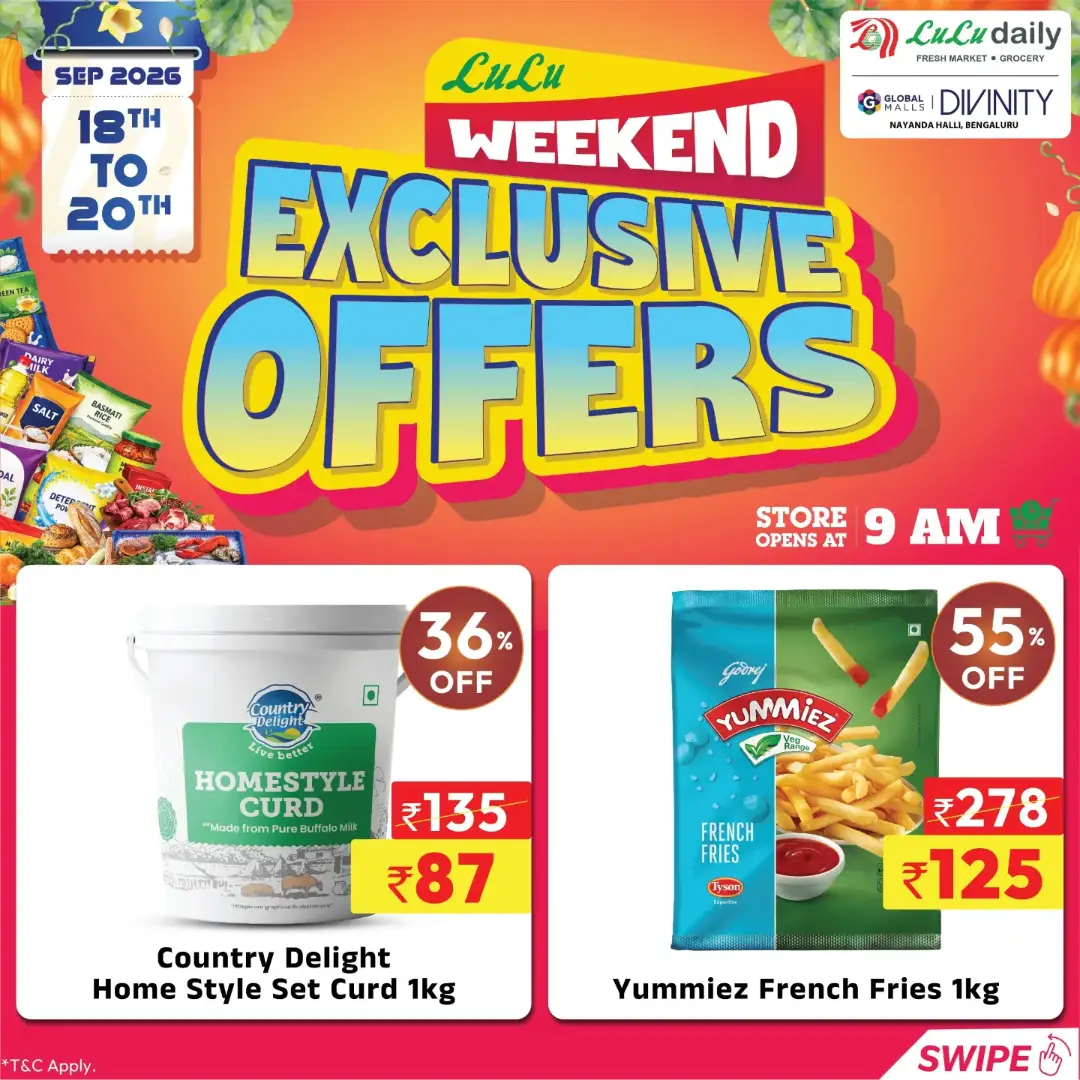 LuLu Daily Bengaluru Weekend Exclusive Offers page 12