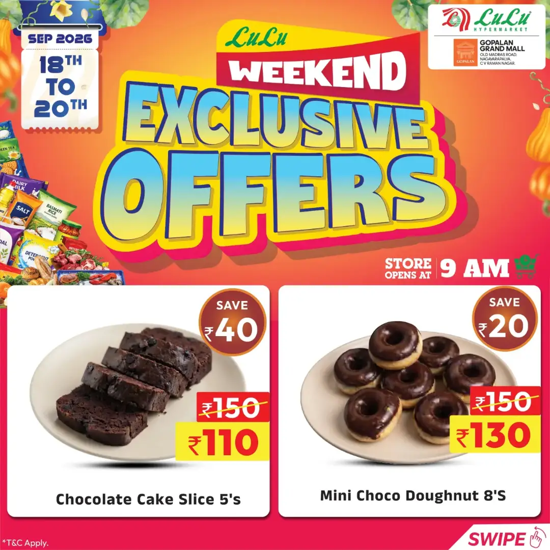 LuLu Bengaluru Weekend Exclusive Offers page 10