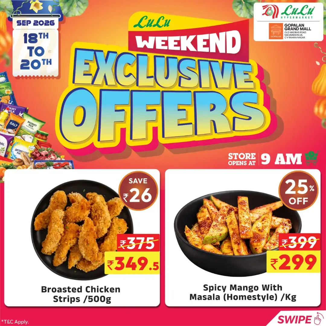 LuLu Bengaluru Weekend Exclusive Offers page 11