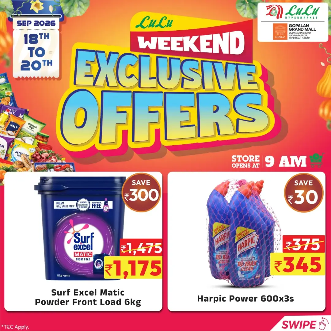 LuLu Bengaluru Weekend Exclusive Offers page 12