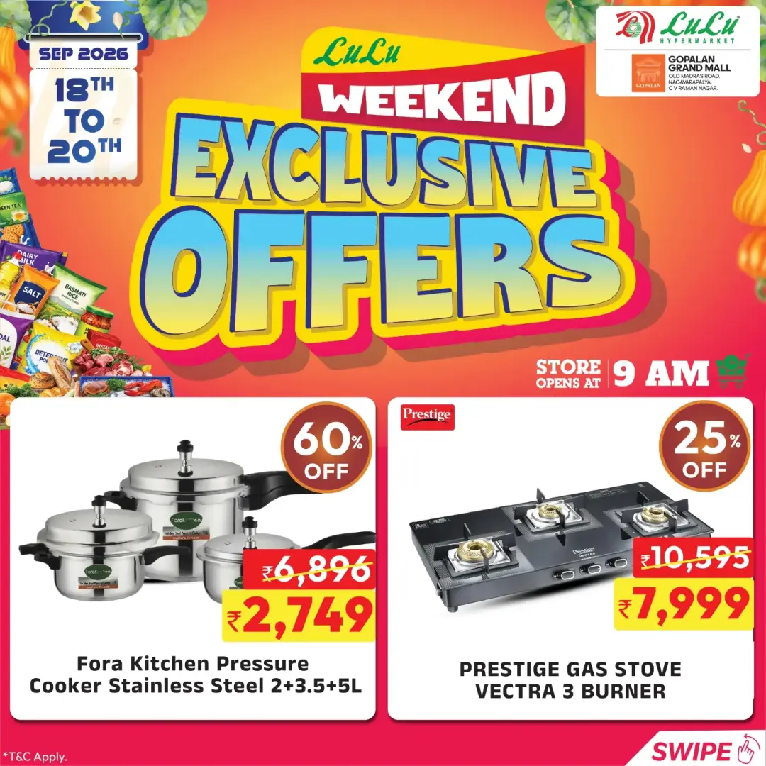 LuLu Bengaluru Weekend Exclusive Offers page 13