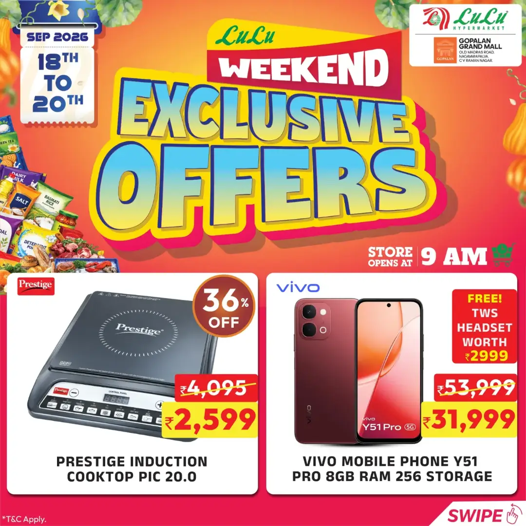 LuLu Bengaluru Weekend Exclusive Offers page 14
