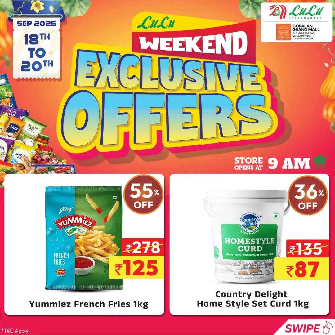 LuLu Bengaluru Weekend Exclusive Offers page 16