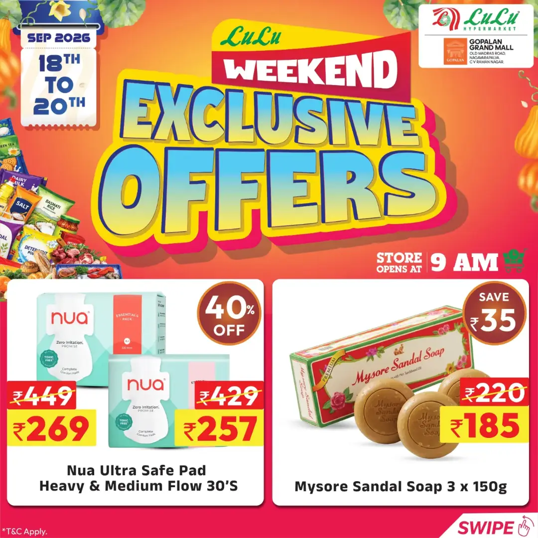 LuLu Bengaluru Weekend Exclusive Offers page 17