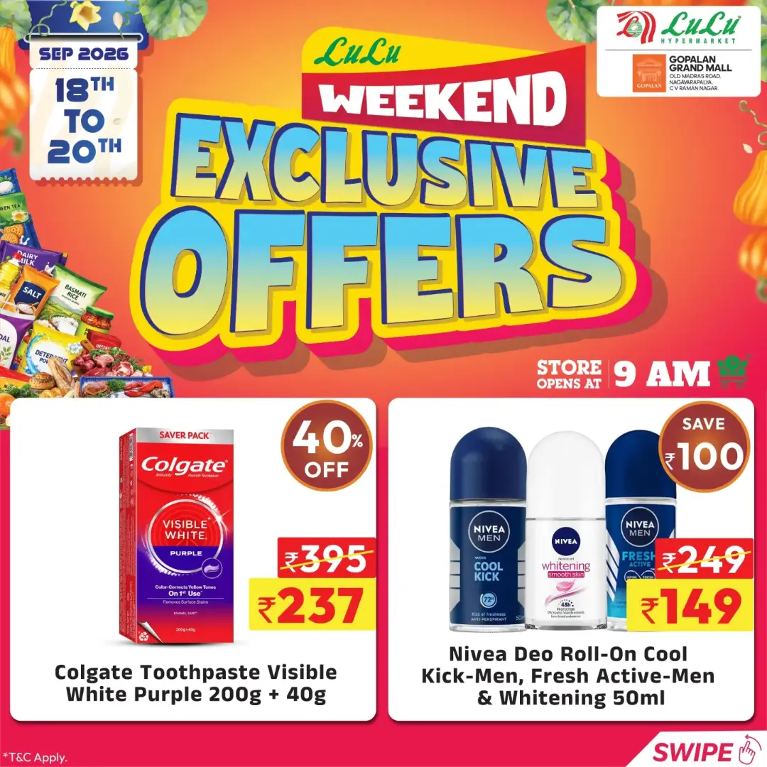 LuLu Bengaluru Weekend Exclusive Offers page 18