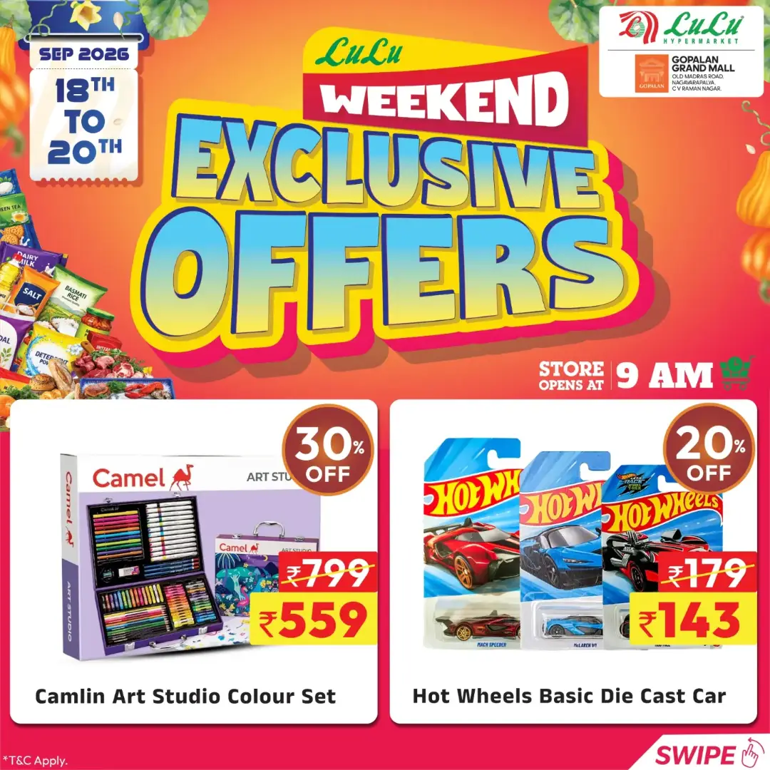 LuLu Bengaluru Weekend Exclusive Offers page 19