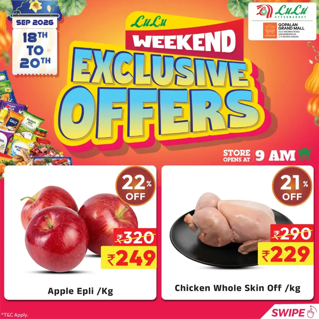 LuLu Bengaluru Weekend Exclusive Offers page 8