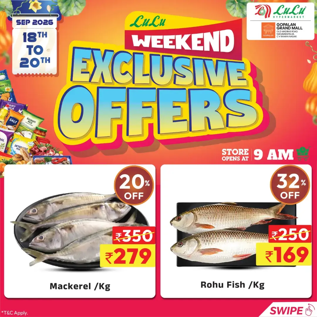 LuLu Bengaluru Weekend Exclusive Offers page 9