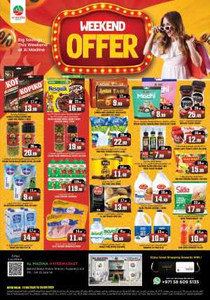 Al Madina Fujairah Weekend Offer | Latest Deals flyer cover