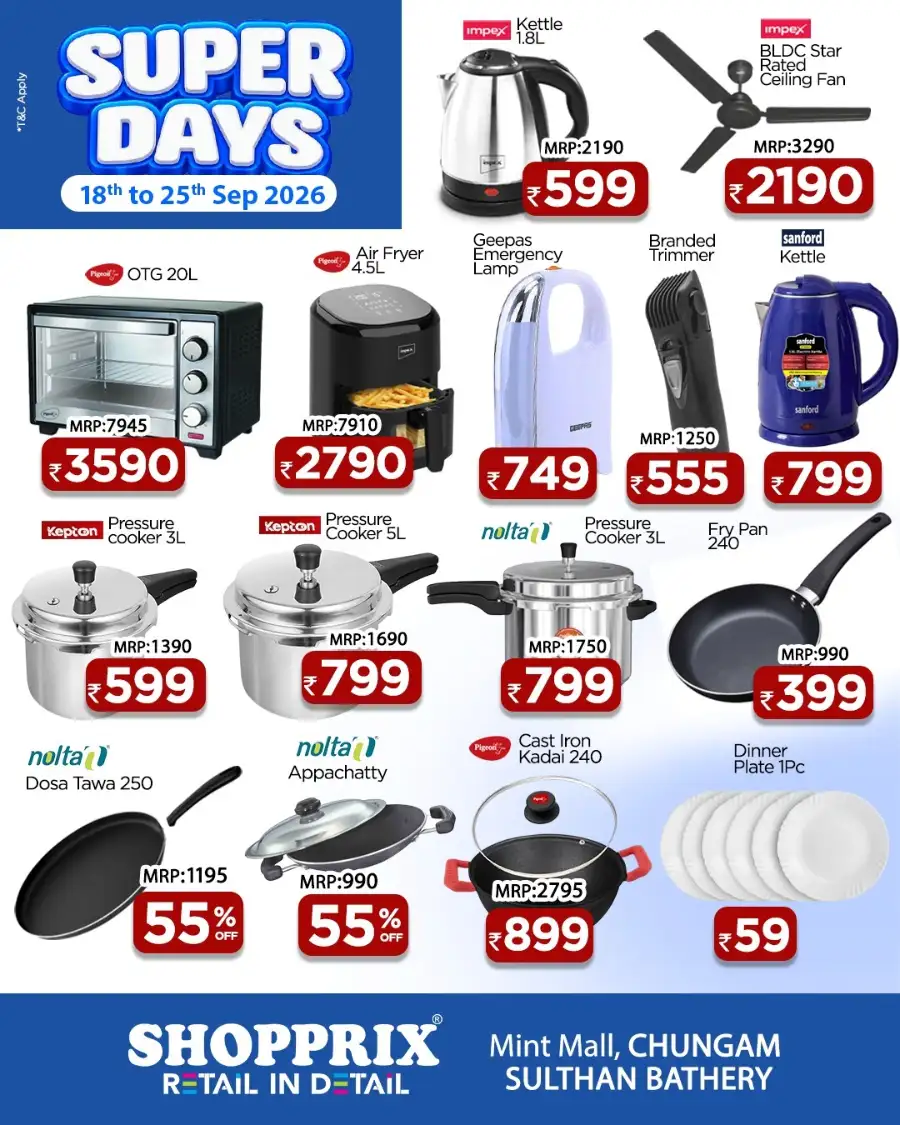 Shopprix Super Days Offers & Appliance Deals page 2