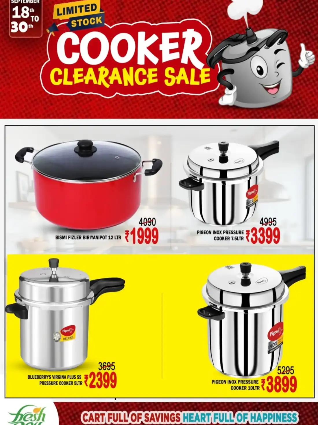 Fresh Day Cooker Clearance Sale Deals page 1
