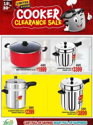 Fresh Day Cooker Clearance Sale Deals flyer cover